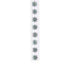 AussieSuperStore Party Essentials Miscellaneous Daisy Print White & Silver Ribbon Miscellaneous Daisy Print Ribbon | Satin Ribbon for Gift Wrapping 9331468023722 VCRSDWH